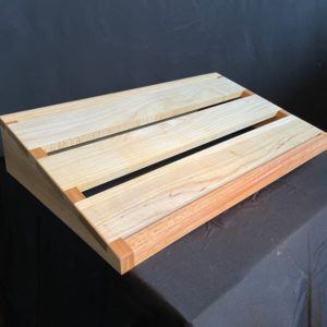 Maple and Red Grandis Pedal Board